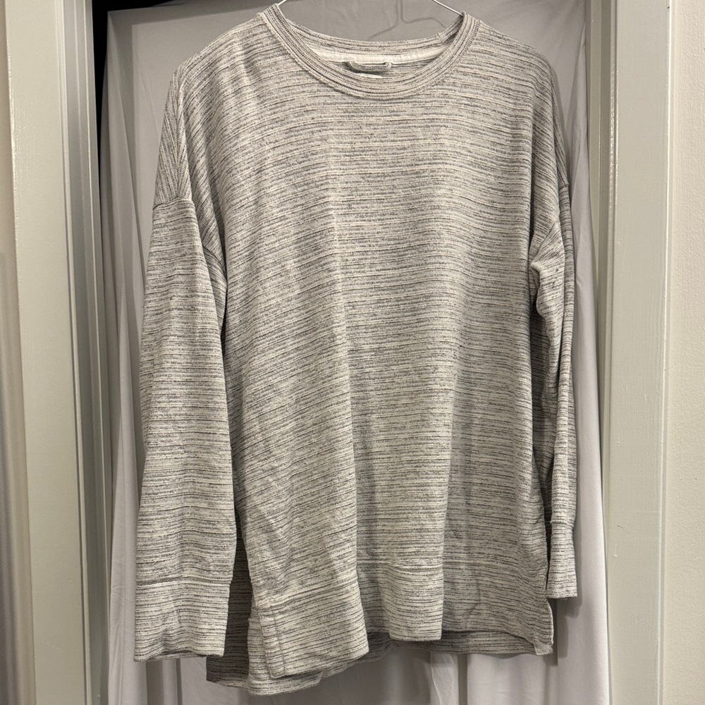Aerie Heathered Gray Knit Top
